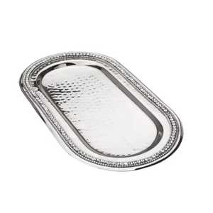 จานอาหารในห้องครัวงานแต่งงานร้านอาหารถาดเสิร์ฟสเตนเลสสตีลดีไซน์พิเศษ - Product Image 1