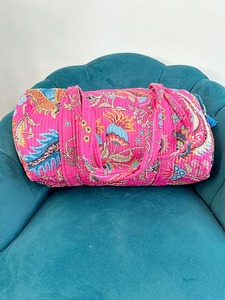 Fabricante y mayorista de algodón para mujer, acolchadas Vintage grandes bolsas de lona, regalos de vacaciones, bolsa de viaje Bohemia única floral para la noche - Product Image 3