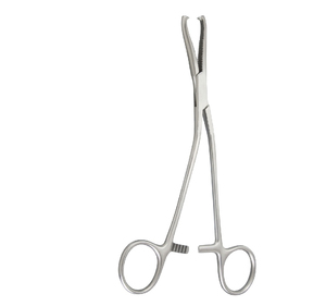 Pinzas manuales de acero Dingman con mordazas angulares dentadas 2x2, dientes afilados para sujeción de huesos, instrumento quirúrgico ortopédico con certificación CE - Product Image 1