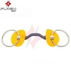Heavy Duty Acero inoxidable Snaffle Bit Horse Ring Boca articulada hueca Anillo suelto Diseño calzones Horse Control Venta al por mayor - Product Image 6