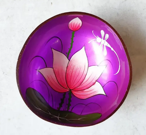 Bols de noix de coco laqués vietnamiens faits à la main-100% coquille de noix de coco naturelle, écologique | VIET FARGIMEX - Product Image 2