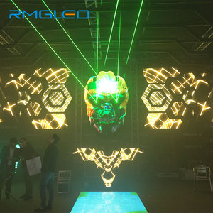 Tùy chỉnh hình thanh giải trí đêm treo màn hình Led năng động bằng mắt thường 3D Mặt LED hiển thị quảng cáo kỹ thuật số Biển Phương tiện truyền thông - Product Image 5