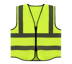 Chaleco de Seguridad Reflectante de Alta Visibilidad Tallas S-5XL para Trabajo de Construcción, Ligero, de Poliéster, con Cierre, Unisex, Ropa de Trabajo - Product Image 5