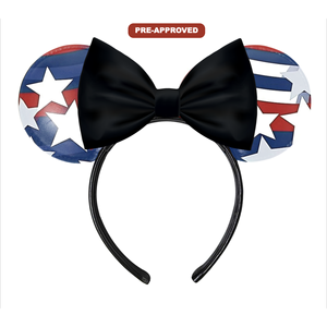 Serre-tête scintillant personnalisé, directement de l'usine, avec design oreilles de souris, accessoire capillaire sur mesure - Product Image 1