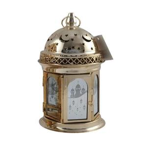 Lanterne décorative en métal Ramadan Kareem faite à la main avec un design marocain idéal pour améliorer l'éclairage festif et l'ambiance du Ramadan - Product Image 5