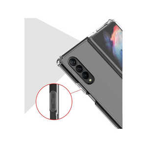 Coque antichoc en silicone transparente pour Samsung Galaxy Z Fold 4 avec protection de l'appareil photo et fonction givrée - Product Image 3