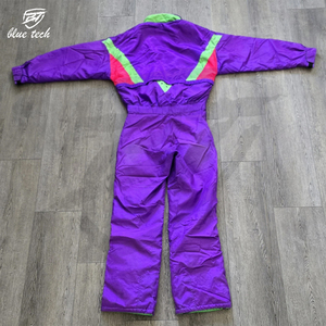 Combinaison de ski pour adultes de haute qualité, unisexe, ample, d'hiver, coupe-vent, imperméable, chaude, en polyester/nylon, avec fermeture éclair - Product Image 2