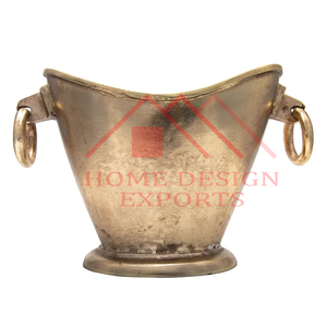 2025 Venta caliente hecho a mano de metal pesado de mesa decorativo Cubo de vino de metal a precio al por mayor - Product Image 6