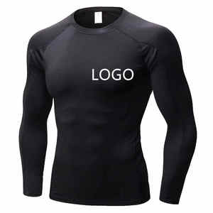 Haut de sport unisexe à manches longues, respirant, 100 % polyester, à séchage rapide, anti-UV, personnalisé OEM pour BJJ et course à pied - Product Image 3
