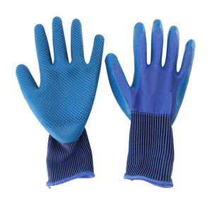 ถุงมือผ้าฝ้ายสำหรับงานอุตสาหกรรมถุงมือนิรภัยสำหรับงานก่อสร้างแบบเรียบ - Product Image 1