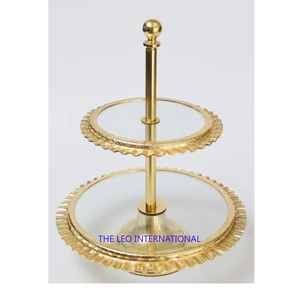 หรูหราอีพ็อกซี่เรซิ่นทองเงินมุกยืนเค้กสำหรับวันเกิดงานแต่งงานพรรคตกแต่งเค้กยืนแสดง - Product Image 2