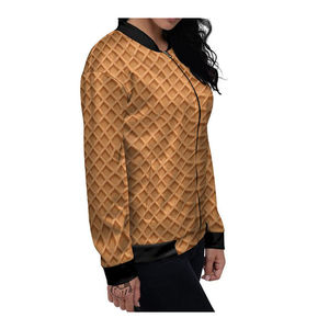 Chaqueta Deportiva Acolchada de Satén para Mujer, Transpirable, Ligera, de Manga Larga, con Forro de Secado Rápido - Product Image 3