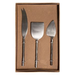 Juego de Cubiertos Negros Más Popular, Juego de Cuchillos para Queso de Acero Inoxidable de Alta Calidad, Estilo Elegante para la Mesa - Product Image 2