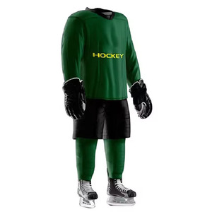 Uniforme de Hockey sobre Hielo de Diseño Duradero, 100% Poliéster, Conjuntos de Alta Calidad, Diseño Transpirable de la Mejor Fabricación, Uniforme de Hockey sobre Hielo para Hombre - Product Image 1
