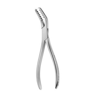 Pinces à os orthopédiques manuelles en acier inoxydable, pinces à os auto-retenues dentelées, pinces à os chirurgicales angulaires - Product Image 5