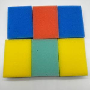 Casalina Lot de 2 éponges à récurer de cuisine multicolores pour nettoyer la vaisselle Tampons à récurer une pièce Taille 12,5x9x3cm - Product Image 6