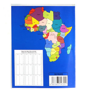 Cahier à grille français personnalisable Pages de règles françaises marginales à couverture souple mince, parfait pour l'écriture <span class=keywords><strong>cursive</strong></span> - Product Image 4