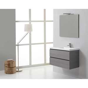90 cm Right-Hand Miami <b>Suspended</b> Bathroom Cabinet with Drawers Bathroom <b>Sets</b> - Product Image 2