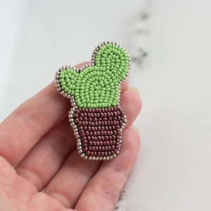 Broches de diseño SNAKES hechos a mano con bordado de cuentas de semillas, broches personalizados con cuentas de semillas y bordados, broches con cuentas - Product Image 6