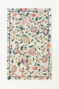 Tapis en laine Hattie tufté à la main avec motif floral, parfait pour la chambre ou le salon, confortable et élégant. - Product Image 2