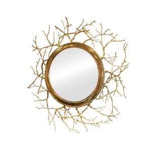 Espejo de pared hecho a mano de diseño de lujo para sala de estar, baño y decoración del hogar - Product Image 1