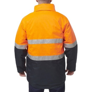 Sweat à capuche réfléchissant de sécurité ANSI Classe 2, vêtements de travail, bande réfléchissante, sécurité routière en extérieur, logo personnalisable en couleur - Product Image 5