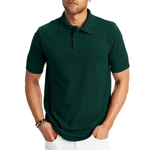 Polo homme personnalisé avec logo, 100% coton, manches courtes, anti-froissement, polo homme décontracté, uni, vente en gros et fournisseur - Product Image 4