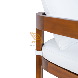 Sillón Muebles Silla al aire libre Muebles de madera de teca impermeable Salón al aire libre Madera de teca de calidad de Indonesia - Product Image 5