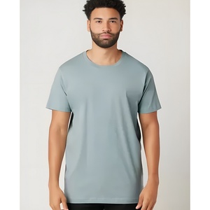 T-shirts pour hommes à manches courtes en coton vierge de haute qualité Heavyweight Casual Boxy Tee Fabricant de l'usine du Bangladesh - Product Image 4