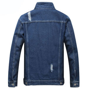 2025 Mens Solid <b>Denim</b> <b>Jackets</b> Fashion Men Cowboy Cotton Jeans <b>Jacket</b> Men Casual Bomber Coats Streetwear Windbreaker - Product Image 2