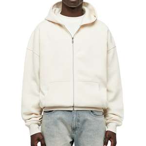 Sweat à capuche à fermeture éclair Baggy personnalisé épais Sweats à capuche à fermeture éclair pour hommes Sweats à capuche à fermeture éclair complète Sweats à capuche épais - Product Image 1