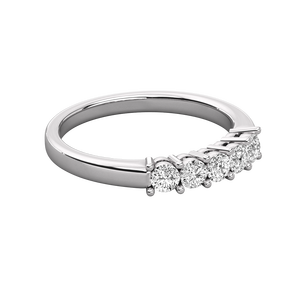 Anillo de Diamantes Cultivados en Laboratorio de 10K para Mujer, Corte Brillante, Clásico, con Incrustaciones de Garras, Oro Blanco para Compromiso, Estilo Clásico en Oro Amarillo y Blanco - Product Image 6