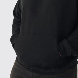 Haute Qualité 100% Coton Polaire À L'intérieur Oem Imprimé Logo Plus La Taille Hommes Private Label Hoodies Heavyweight Plain Oversize Hoodie - Product Image 2