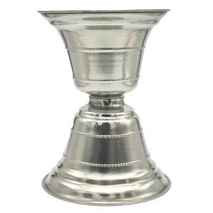 Cuenco para espirar de latón puro vintage de alta calidad con acabado en níquel para decoración, artículo decorativo árabe Peekdaan - Product Image 1