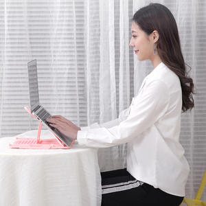 Nhựa Di Động 360 Độ Xoay Máy Tính Xách Tay Đứng Có Thể Gập Lại Máy Tính Xách Tay Màn Hình Máy Tính Chủ Cơ Sở Cho Nhà Văn Phòng Trường Sử Dụng - Product Image 6