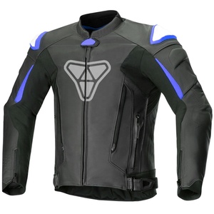 Windproof Winter Leather Motorbike Low MOQ Best Quality <b>Racing</b> <b>Jackets</b> with Plus Size Option Customizable - Product Image 2