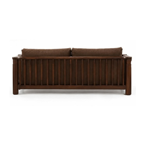 Conjunto de Sofá Moderno de Madera con Estructura de Bloques y Mesa de Centro a Juego para Hoteles de Lujo, Apartamentos y Salones - Product Image 3