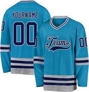 Camiseta de hockey sobre hielo de fábrica OEM 2025 uniforme de equipo Premium personalizado sublimación ropa deportiva camisa de juego profesional a granel al por mayor - Product Image 6