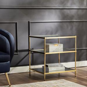 Mesa Auxiliar Redonda de Mármol de Estilo Moderno para Sala de Estar, Bandeja de Metal Plegable, Mesa de Centro de Alta Calidad Hecha a Mano - Product Image 1