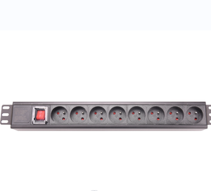 Mạng chuyên nghiệp tủ PDU 1U 19 "pháp loại PDU Ổ cắm điện nhà phân phối - Product Image 3
