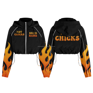 Chaqueta con logotipo personalizado de alta calidad, venta al por mayor, nuevo estilo, el mejor material con tarifa barata, chaqueta cortavientos para mujer a la venta - Product Image 3