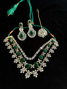 Ensemble de bijoux de mariée en acier inoxydable accrocheur, anniversaire, classique, plaqué argent - Product Image 3