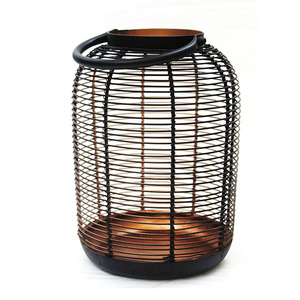 Handmade Classic <b>Black</b> & Copper Metal Wire <b>Lantern</b> Hanging Decor for Home Birthday Occasions Multi-Purpose <b>Candle</b> Holders Jars - Product Image 1