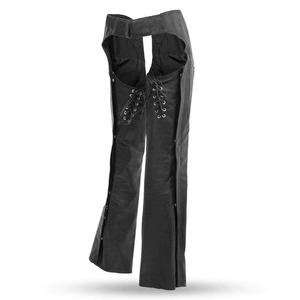 Chaps de cuero para montar a caballo de fabricante de alta calidad al mejor precio, Chaps de cuero cómodos de diseño propio personalizado - Product Image 2