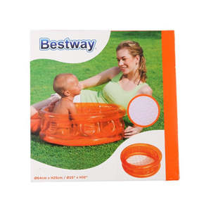สระว่ายน้ำเป่าลมสำหรับสวน - สีส้ม - Product Image 2