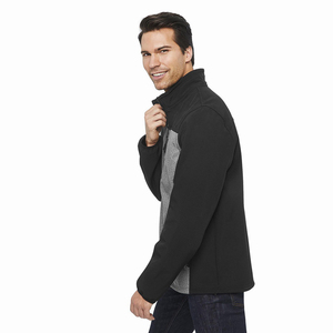 Vestes de Golf à fermeture éclair pour hommes, vente en gros, OEM 100% Polyester Softshell - Product Image 4