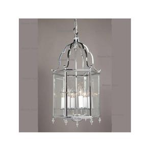 Lot de 2 lanternes en métal poli, taille et forme personnalisées, lanterne suspendue Ramadan au prix de gros - Product Image 2