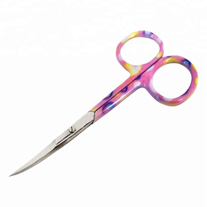 Instruments de beauté pour le soin des ongles avec logo personnalisé Ciseaux incurvés en acier inoxydable pour le salon-Manucure Pédicure avec pointe pointue - Product Image 1