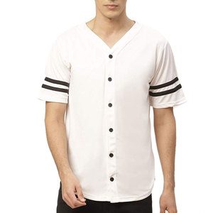 Camisetas de béisbol con logotipo personalizado para hombre, camisetas lisas de béisbol con tiras, sublimación, el mejor precio, jersey de softball, OEM - Product Image 1