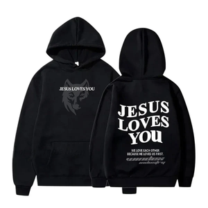 Custom Drop Shoulder Heavyweight Baggy Oversized Streetwear Grueso Transpirable Invierno Pullover Unisex Sudadera con capucha - Product Image 1